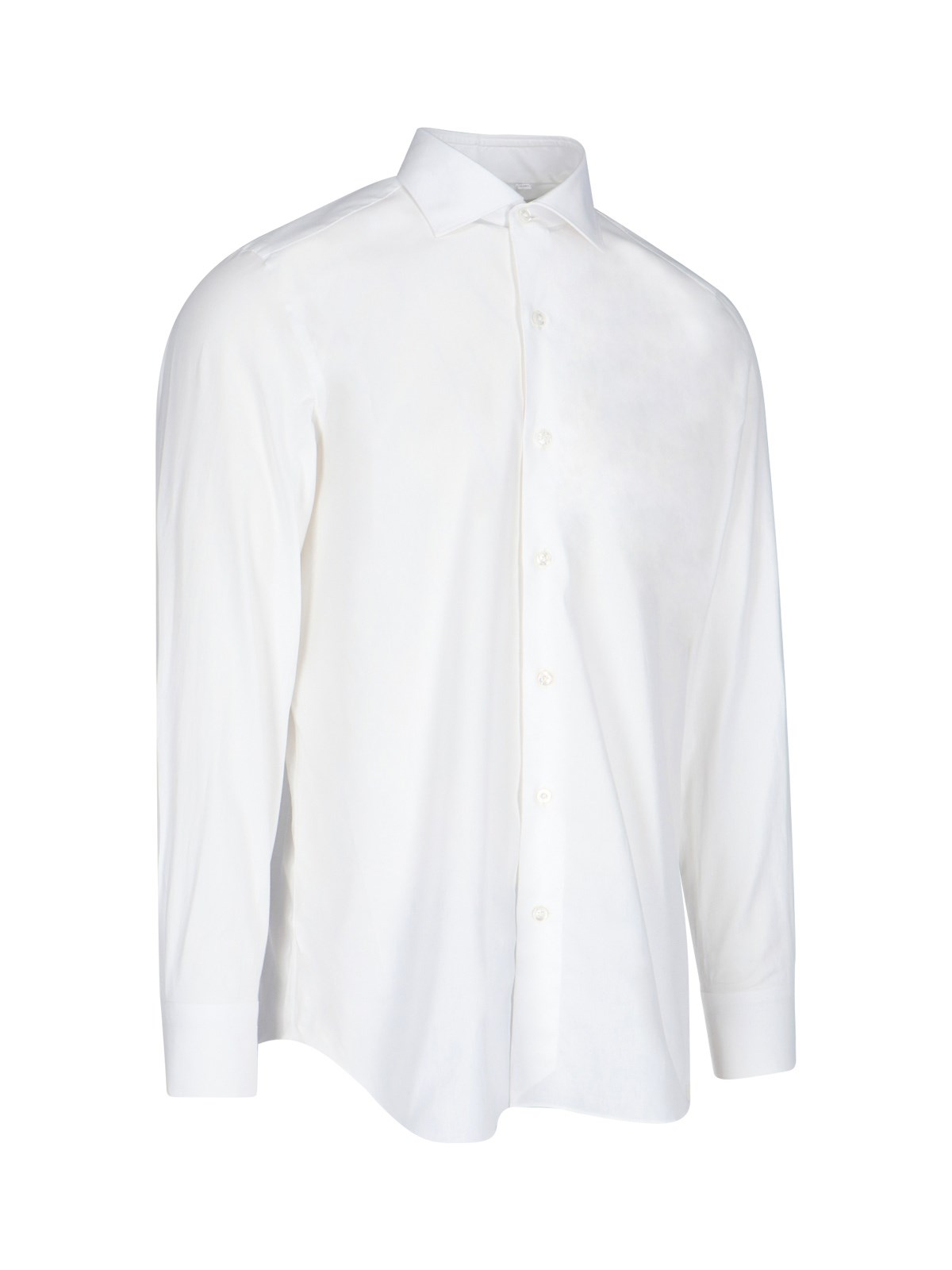 VIP【関税送料無料】希少 FINAMORE 1925 NAPOLI COTTON SHIRT Classic regular shirt Napoli white or light blue popeline cotton