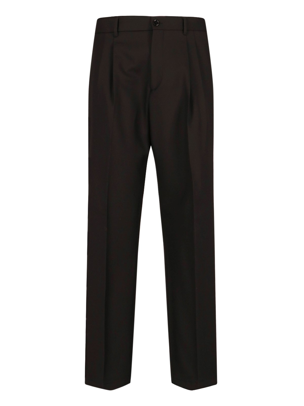 Burberry Basic Trousers In Nero