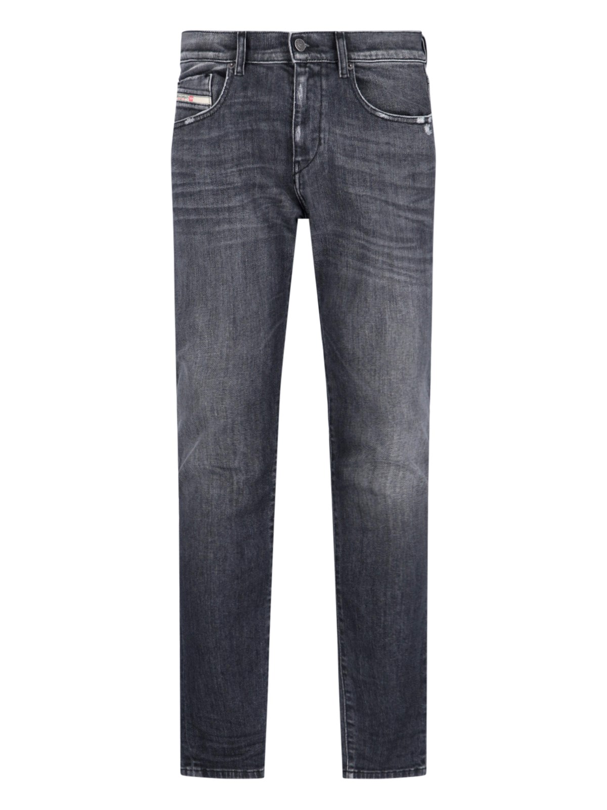 Diesel 2020 D-viker 09b84 Straight-leg Jeans In Grigio
