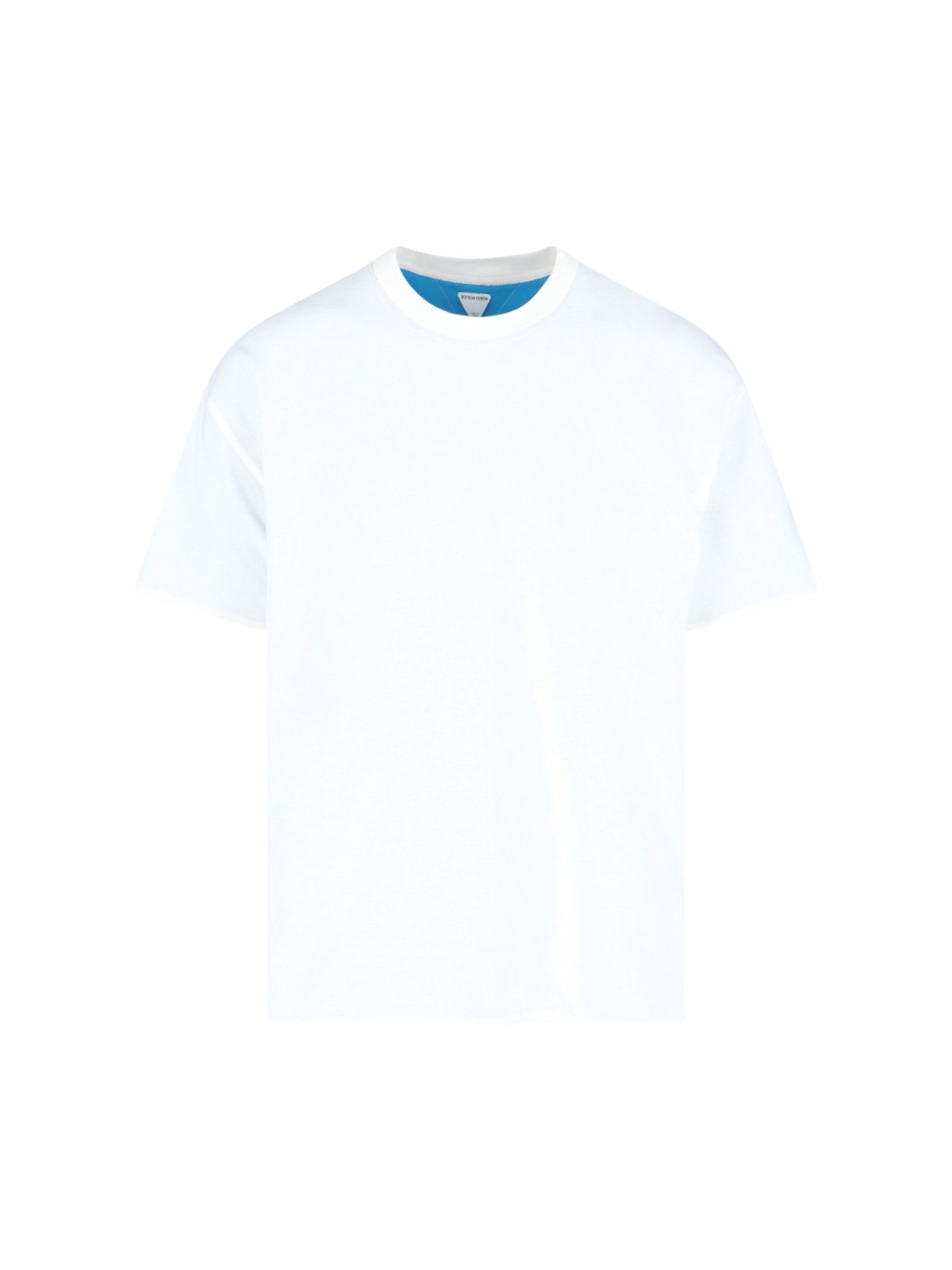 Shop Bottega Veneta Double Layer T-shirt In Bianco