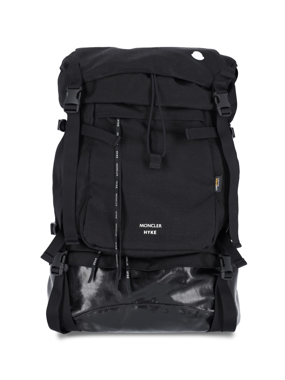 Moncler Genius X Hyke Small Logo Backpack In Nero
