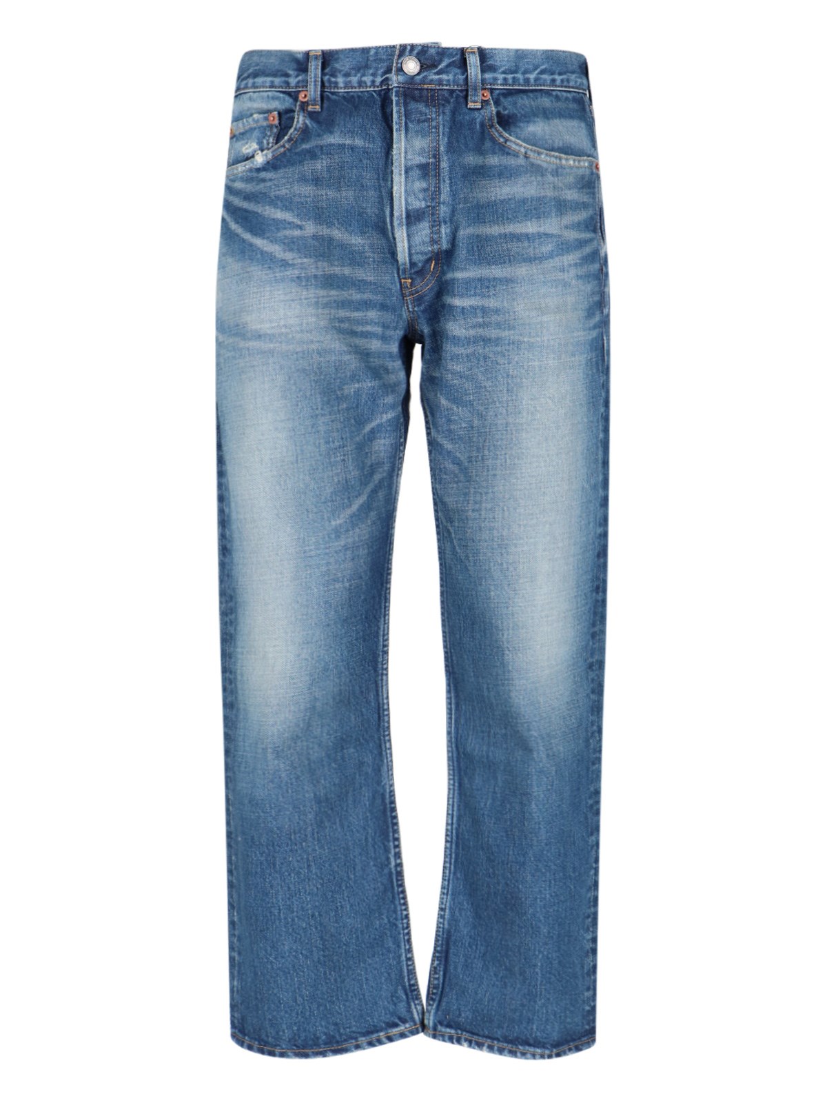 Saint Laurent Straight Jeans In Blu