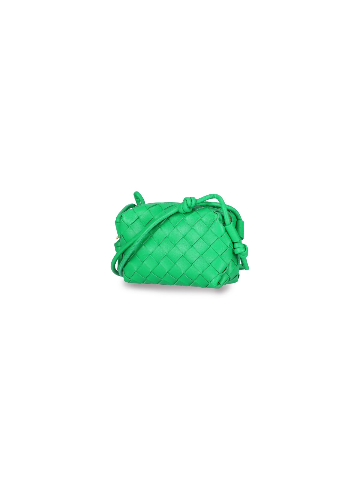 Bottega Veneta 'candy Loop Camera' Micro Bag In Verde