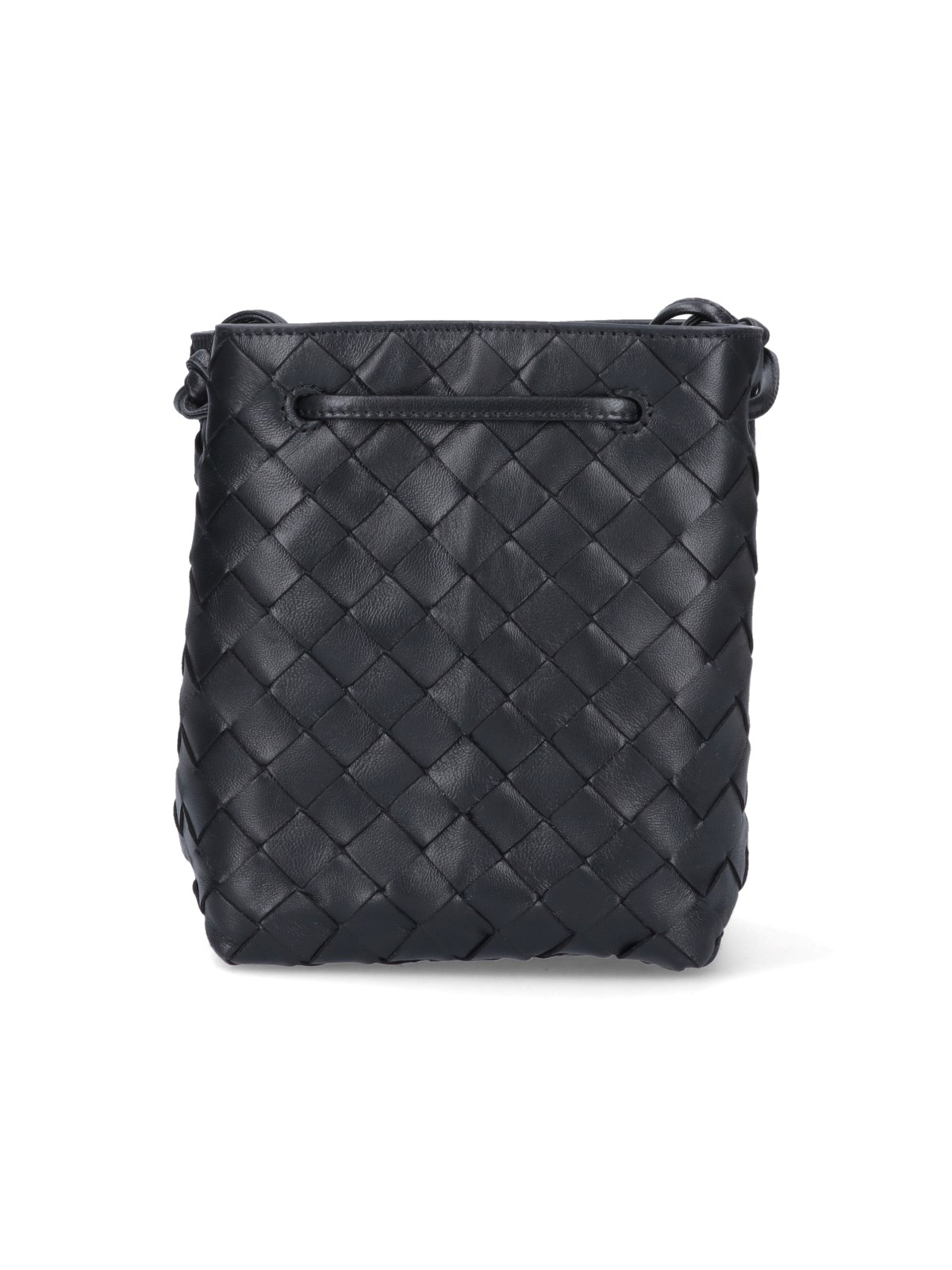 Bottega Veneta Small Intrecciato Bucket Bag In Nero