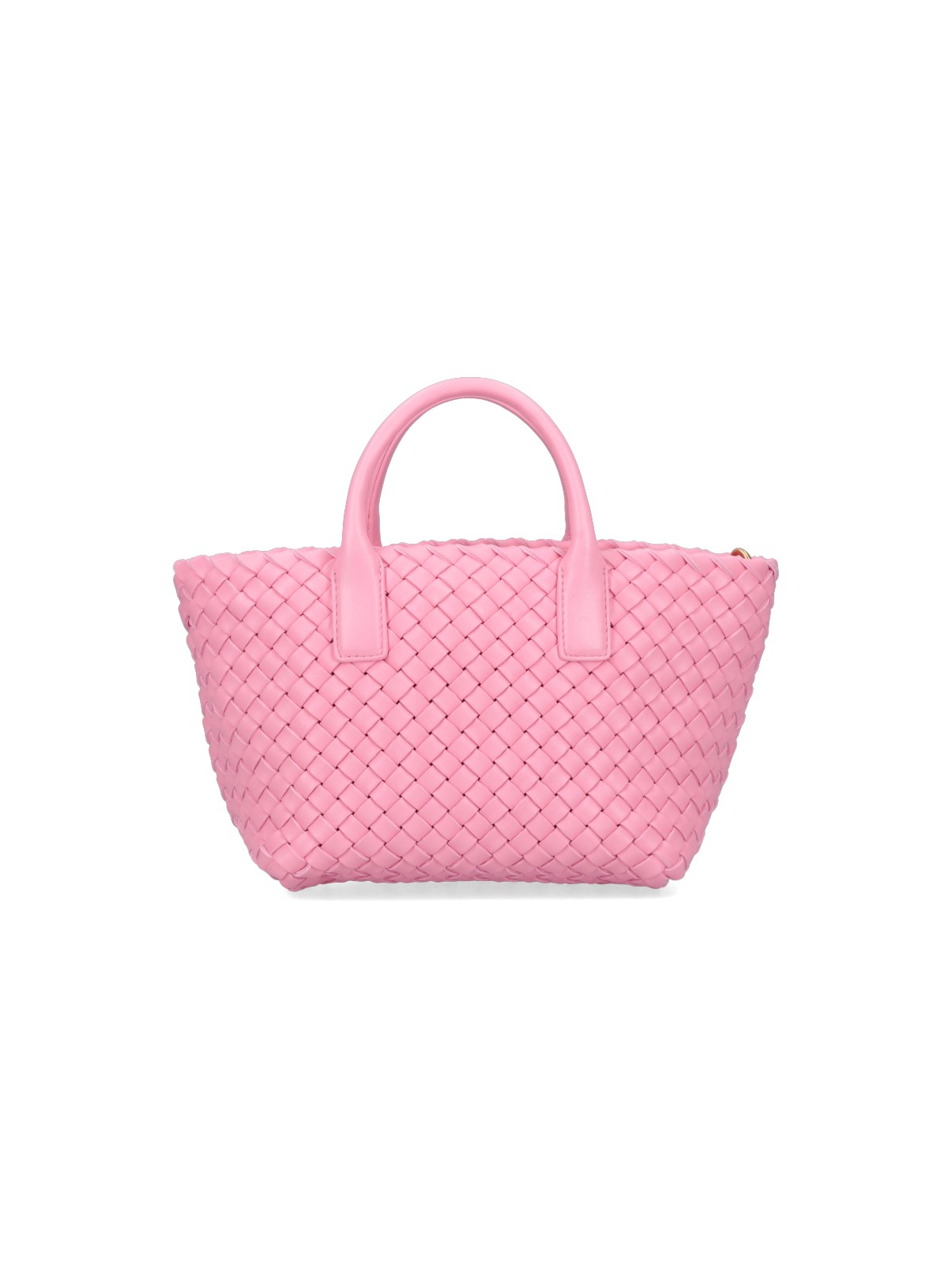 Bottega Veneta Mini Cabat Intrecciato Shoulder Bag In Ribbon