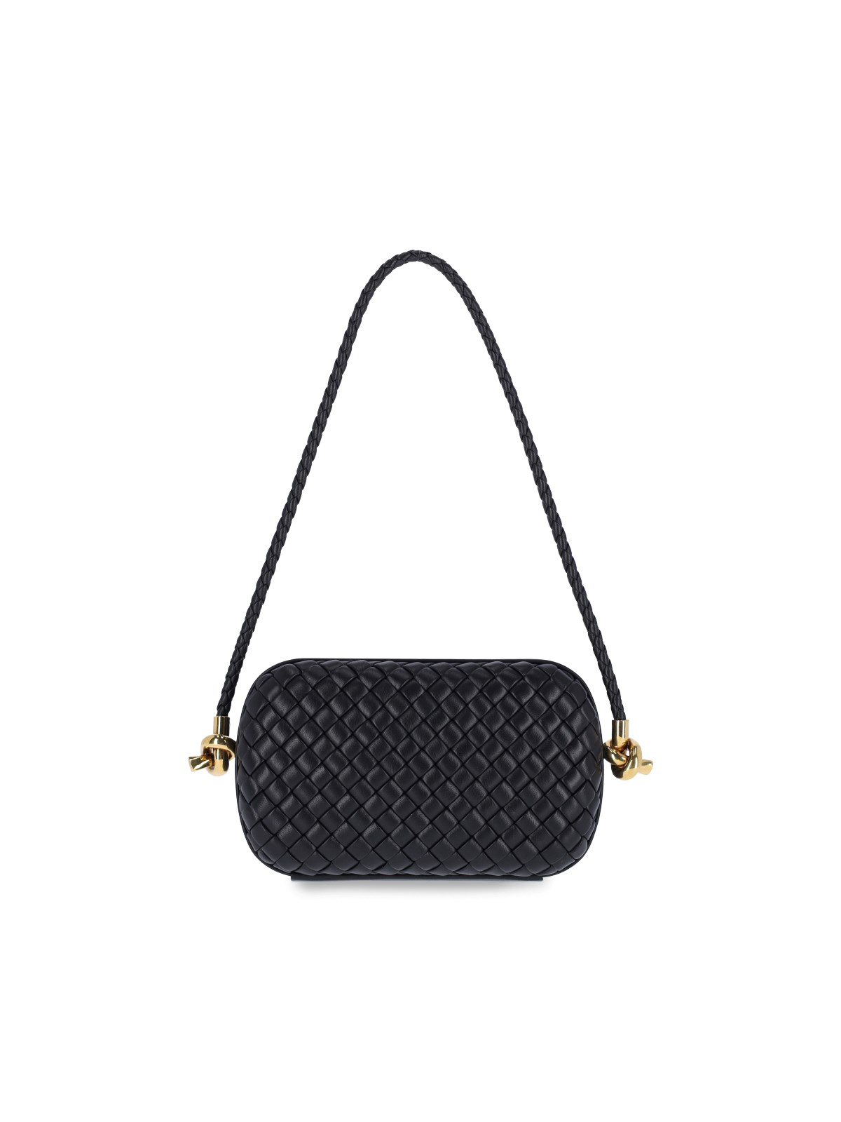 Bottega Veneta 'knot' Pouch In Nero