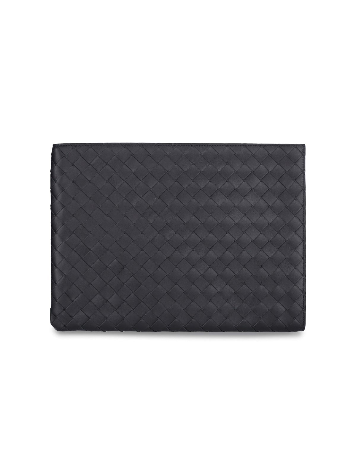 Bottega Veneta Woven Pouch In Nero