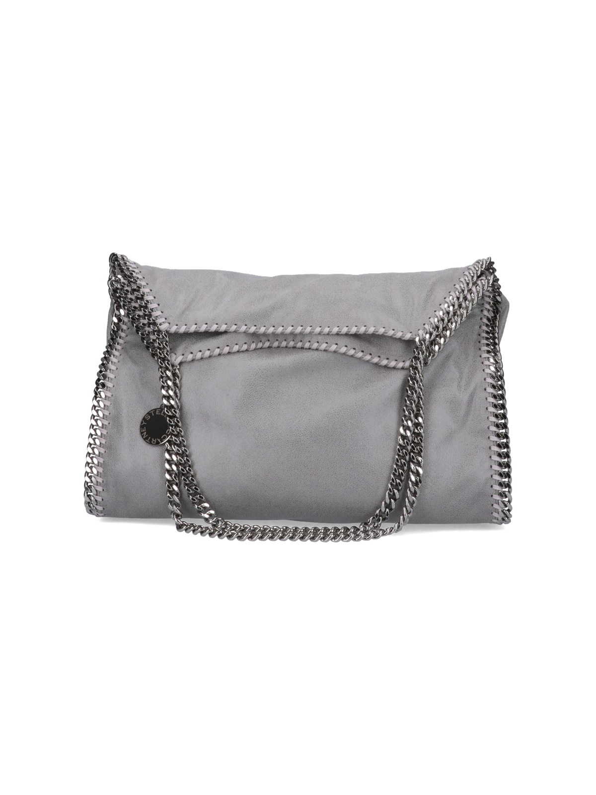 Stella Mccartney Falabella Small Tote Bag In Grigio