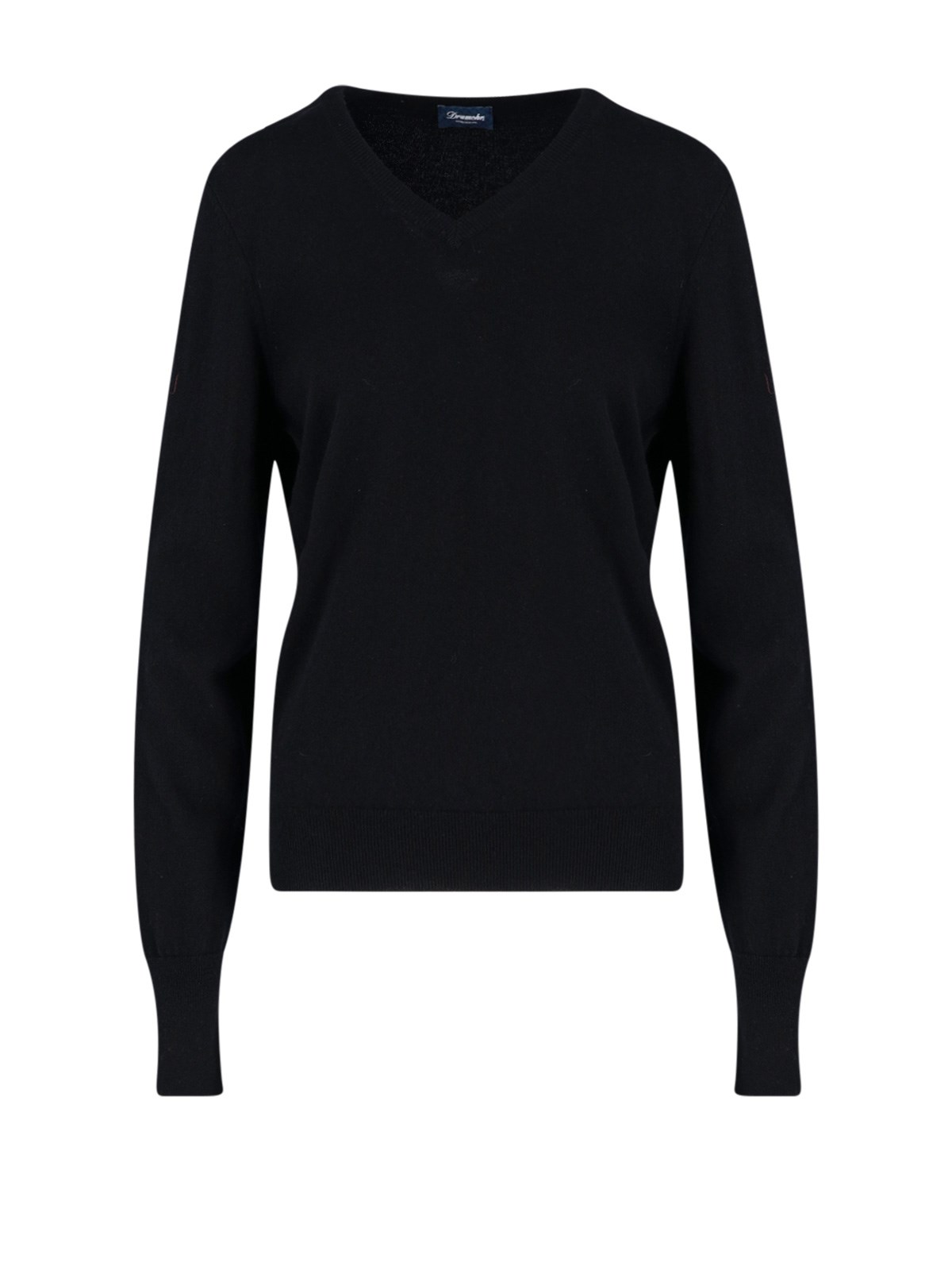 Shop Drumohr V-neck Sweater In Nero